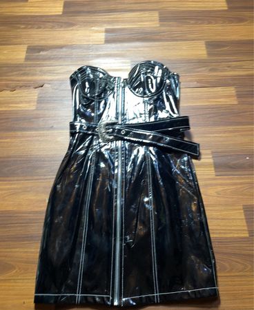 Black PVC Dress