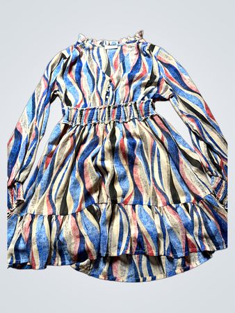 Multicolored Striped Dress