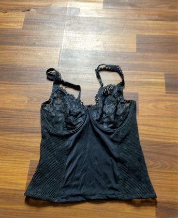 Black Lace Trim Camisole