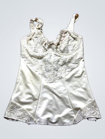 Women's Lace Trimmed Silk Blend Chemise