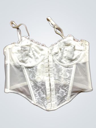 White Lace Corset Top
