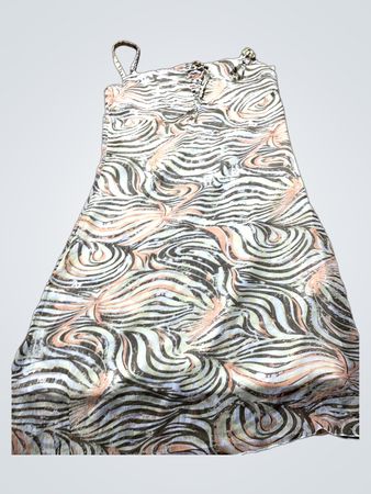 Long Dress with Swirl Pattern