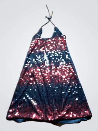 Sequined Halter Dress