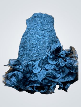 Black Ruffled Dress