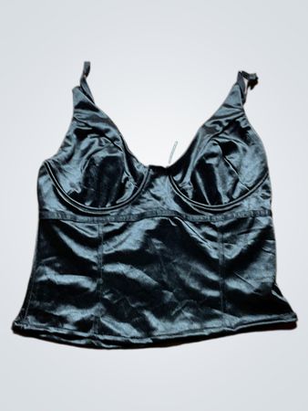 Black Satin Camisole
