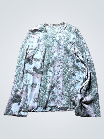 Blouse with Floral Pattern