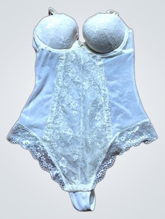 White Lace Bodysuit