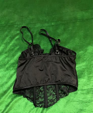 Schwarzes Spitzen-Corset
