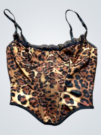 ASOS Leopardenmuster Korsett Top