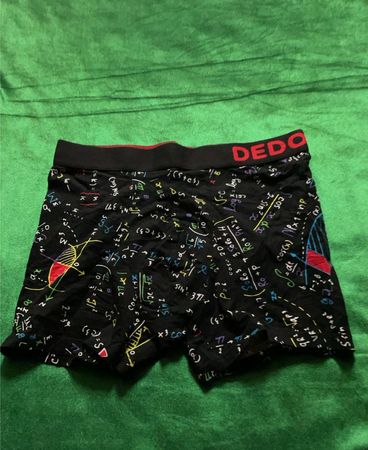 DEDOS Boxer Briefs mit mathematischen Gleichungen im Druck