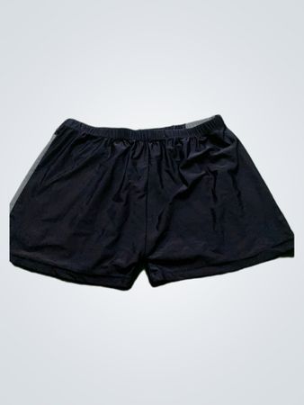 Schwarze Sportshorts mit grauen Akzenten