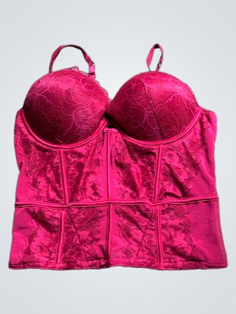 Rotes Korsett-Top
