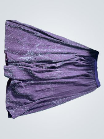 GALLERY Lila Glitzer Strick Midi Rock