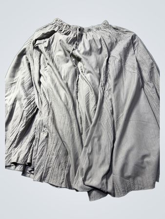 Vivienne Westwood Grauer Faltenmaxirock