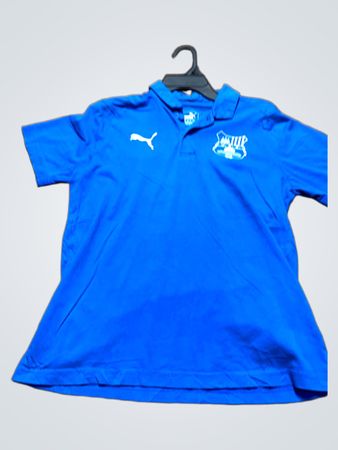 Puma Blaues Polohemd