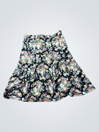Midirock mit Blumenmuster
