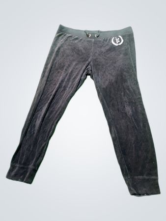 Juicy Couture Schwarze Velour Jogginghosen