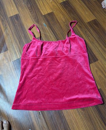 Pink Velours-Cami