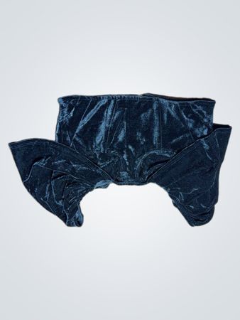 Schwarze Samthose