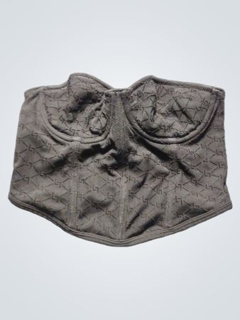 Black patterned undergarment