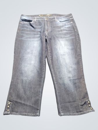 Nine West Jeans Women's Capri Jeans with Embellished Pockets