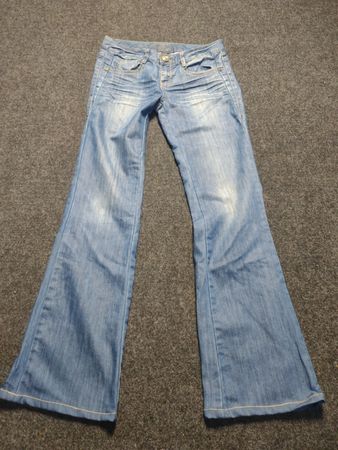 Guess Women's Flare Jeans with Embellished Pockets
