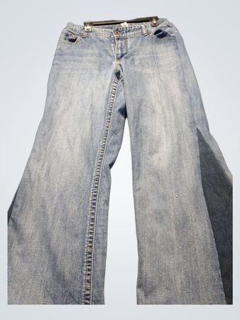 Upcycled Maurices Light Wash Wide Leg Jeans