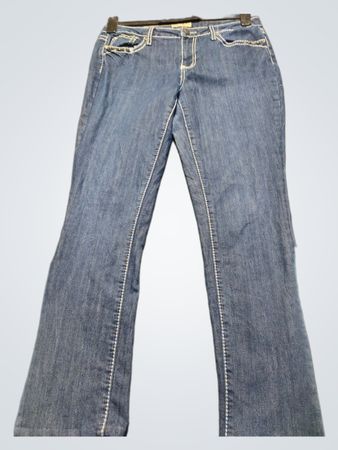 Upcycled Earl Jean Embellished Bootcut Jeans