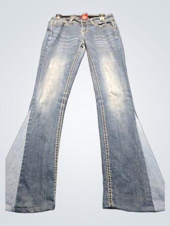Upcycled Red River Jeans Leopard Color Style RJ511986
