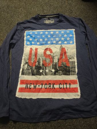 GIL D'AURAY Athletic New York City USA Long Sleeve T-Shirt