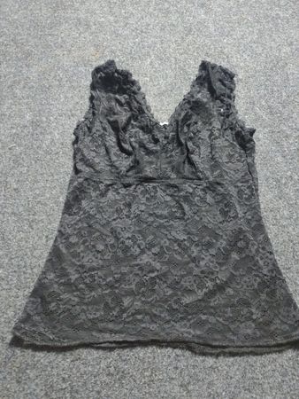 Débardeur en dentelle noire