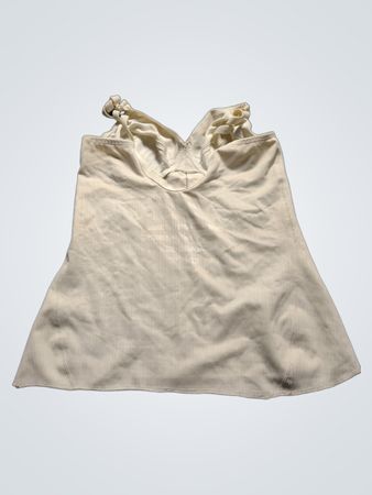 Top en corset crème