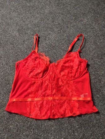Red Lace Camisole