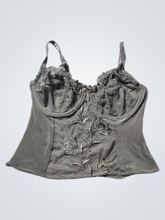 Schwarzes Spitzen-Cami