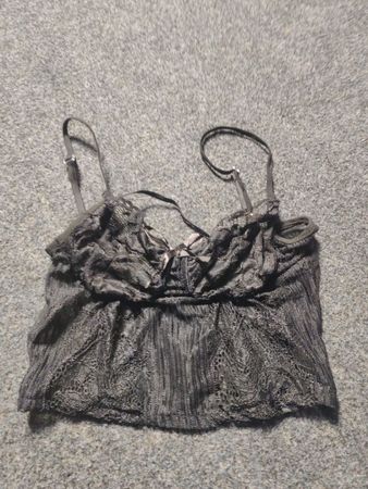 Schwarzes Spitzen-Camisole