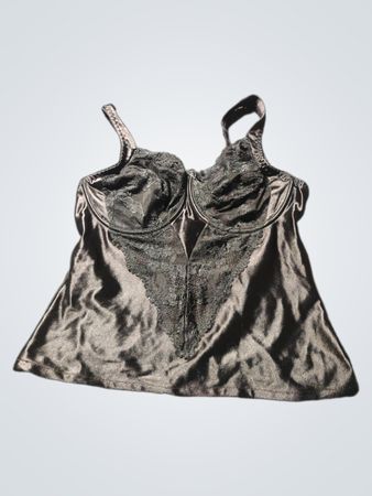 Black Lace Trim Camisole