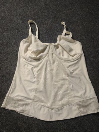 White Lace Trim Camisole