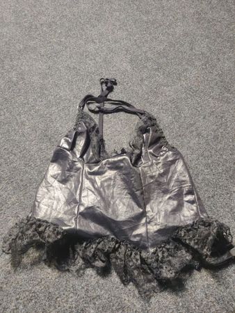 Metallic Lace Trimmed Lingerie