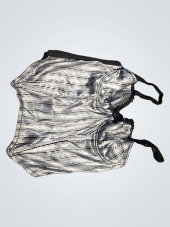 Striped Corset with Garters