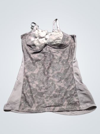 Women's Corset Top with Floral Lace Detail