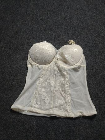 White Lace Corset Top