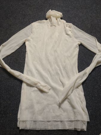 Sheer Turtleneck Top