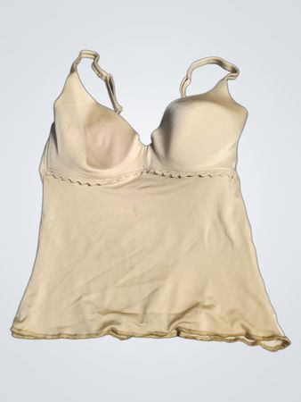 Beige Camisole with Built-in Bra