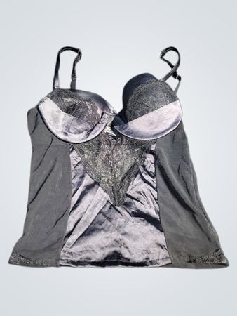 Black Lace Corset Top