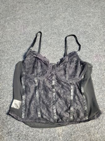 Black Lace Corset Top