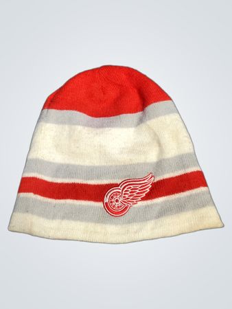 Detroit Red Wings Striped Beanie