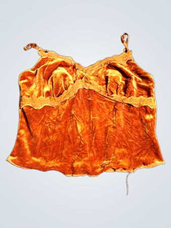 Velvet Lace Trim Cami