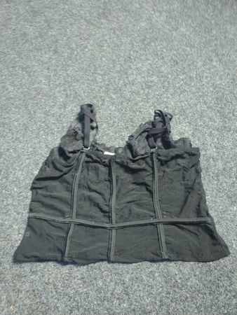 Schwarzes Spitzen-Camisole