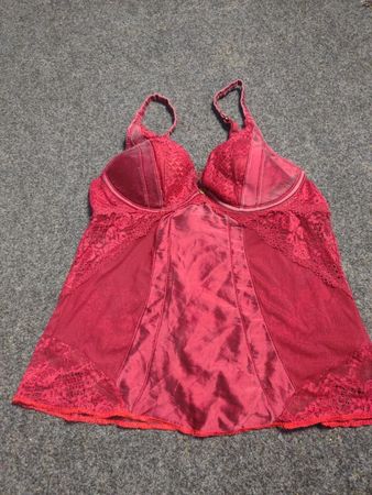 Autograph Red Spitzensaum Camisole-BH