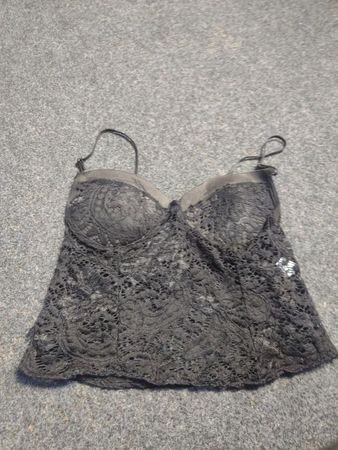 Schwarzes Spitzen-Bralette
